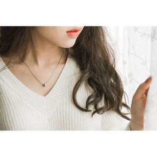 Dây chuyền nữ mặt tim trơn