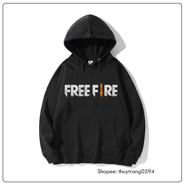 áo free fire  freeship  áo hoodie free fire sống dai thành huyền thoại