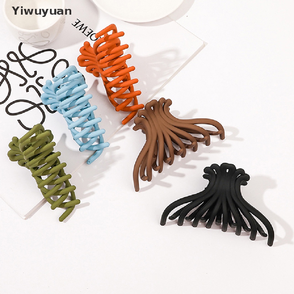 &lt; Yiwuyuan &gt; Kẹp Tóc Càng Cua / Cá Mập Nhám Lớn Cho Nữ Đang Giảm Giá