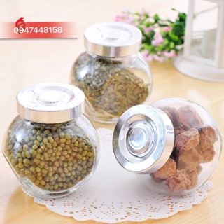 Hũ thuỷ tinh nghiêng 50ml