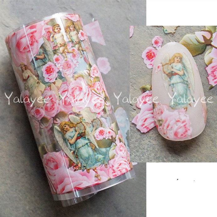 Sticker Dán Móng Hình Thần Tình Yêu Cupid 4cm