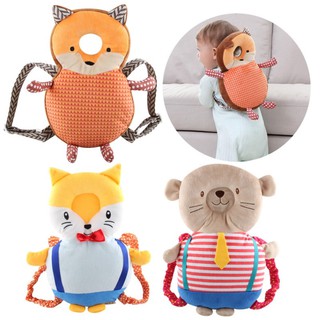 Gối đỡ bảo vệ đầu và lưng cho bé - Hình con cáo, mèo, gấu – An toàn cho bé tập học bò, ngồi, đi