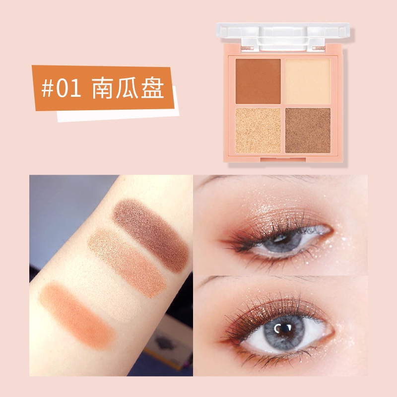 Bảng phấn mắt Mini STYLE bốn màu sắc hiệu ứng lì | BigBuy360 - bigbuy360.vn