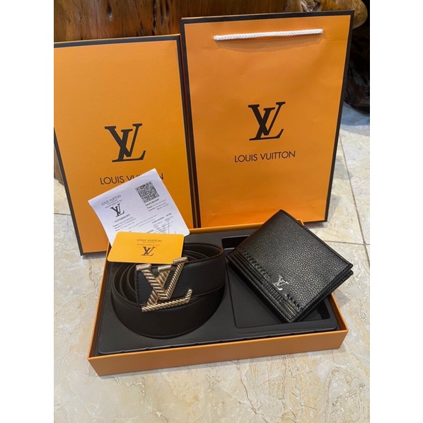 set dây lưng kèm ví fullbox bill thẻ túi giấyFreeship