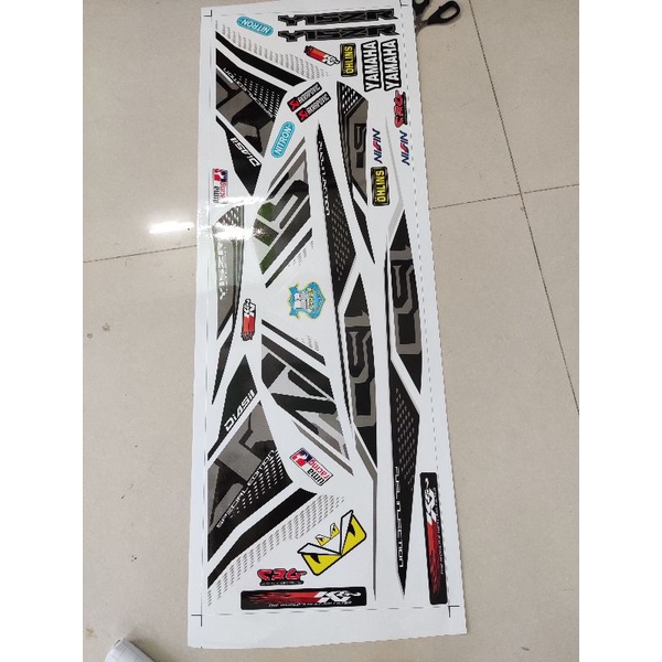 Tem Chế Rời Exciter 150 Y15ZR Trắng Tinh Khôi