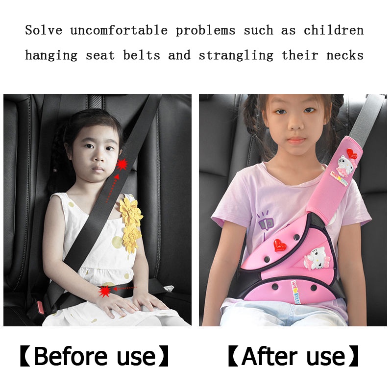 Dây Đai An Toàn Họa Tiết Hoạt Hình Cho Bé Khi Ngồi Xe Hơi