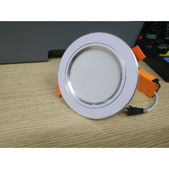 Đèn downlight led - đèn âm trần - đèn mắt trâu - 9w - khoét lỗ thi công 110 mm