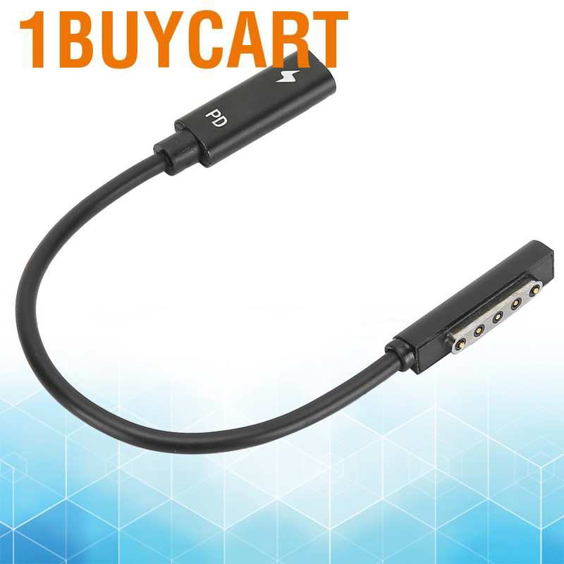 Cáp Sạc Nhanh Type C 1buycart Cho Microsoft Surface 1 / 2 Máy Tính