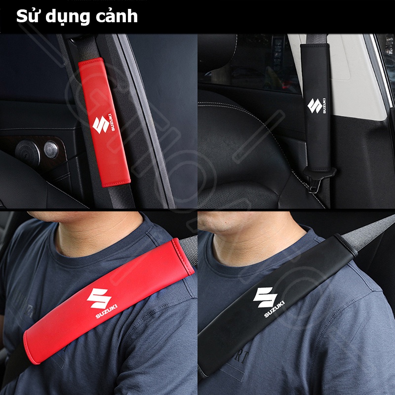 GTIOATO Da DâY Đai An ToàN Ô Tô CàI DâY An ToàN Ô Tô BọC DâY An ToàN Xe HơI Đệm Bọc Dây Đai An Toàn Xe Hơi Phụ KiệN Ô Tô Phụ KiệN Trang Trí Ô Tô Cho Suzuki XL7 Swift Ertiga Ciaz