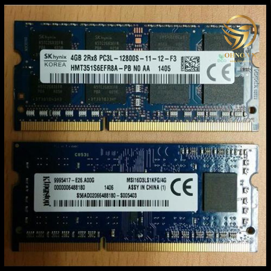 RAM Laptop Máy Tính Xách Tay 4G RAM DDR3  DDR3L DDR4 Chính Hãng - OHNO VIỆT NAM | BigBuy360 - bigbuy360.vn