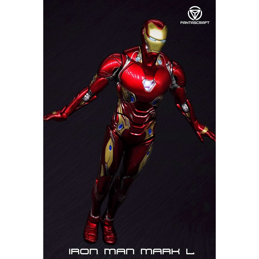 Mô hình Marvel Fantascraft Avengers Infinity War Iron Man Mark 50  Die-Cast 1/12 Action Figure - Hàng chính hãn
