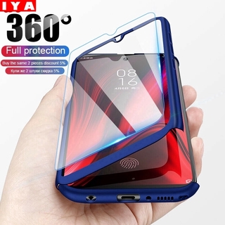 Ốp Điện Thoại Nắp Lật Mặt Kính Cường Lực Cho Xiaomi Redmi Note 9 Note 9s Note 9 Pro Note 8 Pro Note 7 6 5 Pro K20 360