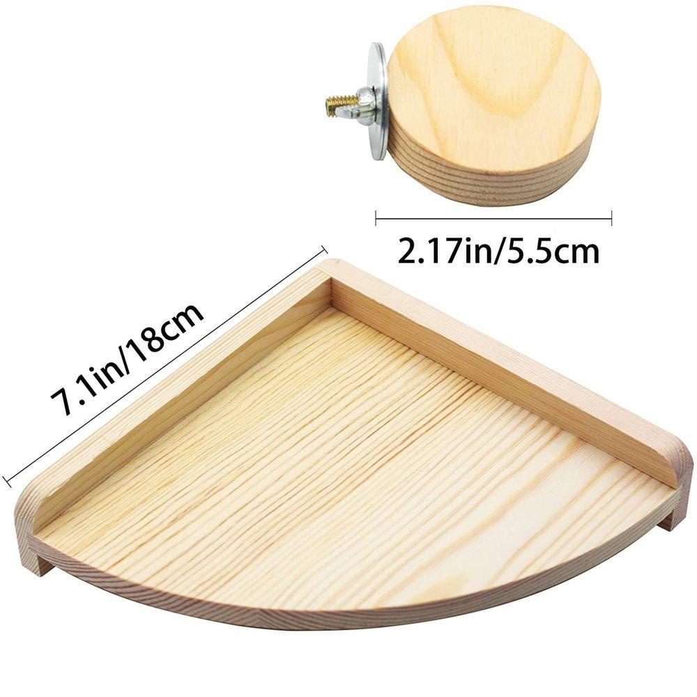 ELLSWORTH Giá Đỡ Đứng Hình Quạt Bằng Gỗ Độc Đáo Trang Trí Lồng Chim Cảnh