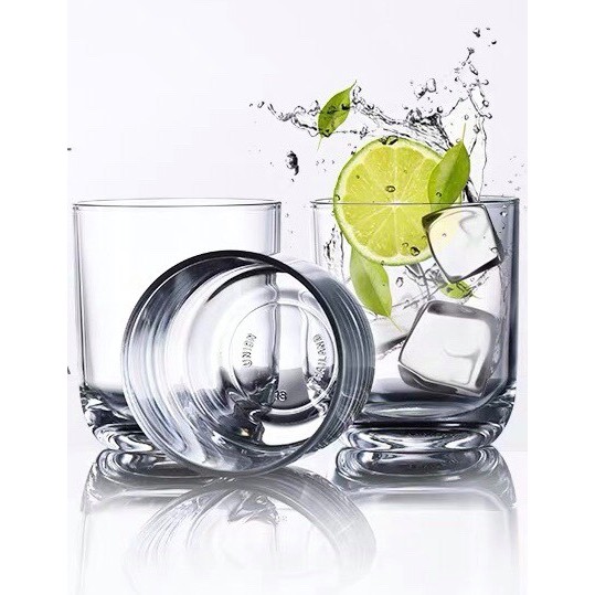 Set 6 Ly Thủy Tinh Bầu Lùn Tròn Thái Lan UG-328/359