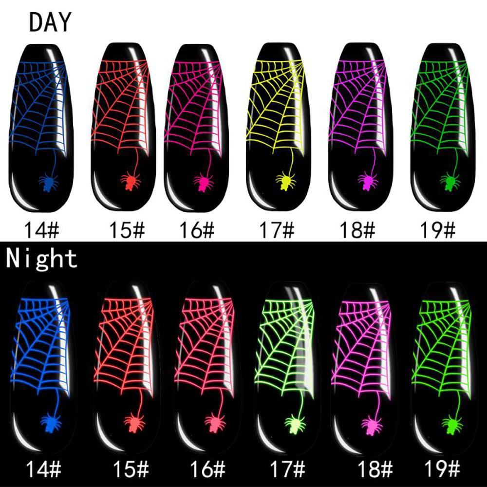 OCEANMAP Sơn Móng Tay Dạ Quang Hiệu Ứng Dạ Quang Trong Bóng Tối Phong Cách Halloween