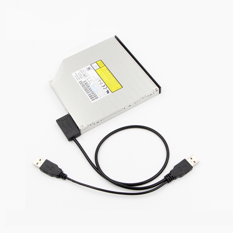 Cáp Sata Usb 2.0 Sang 6+7 13pin Cho Laptop Cd-Rom Dvd-Rom