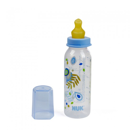 Bình sữa nhựa, Silicone cổ nhỏ Nuk 240ml--Đức