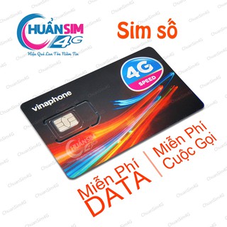 Sim Vina 4G Miển phí Data - Miễn phí cuộc gọi