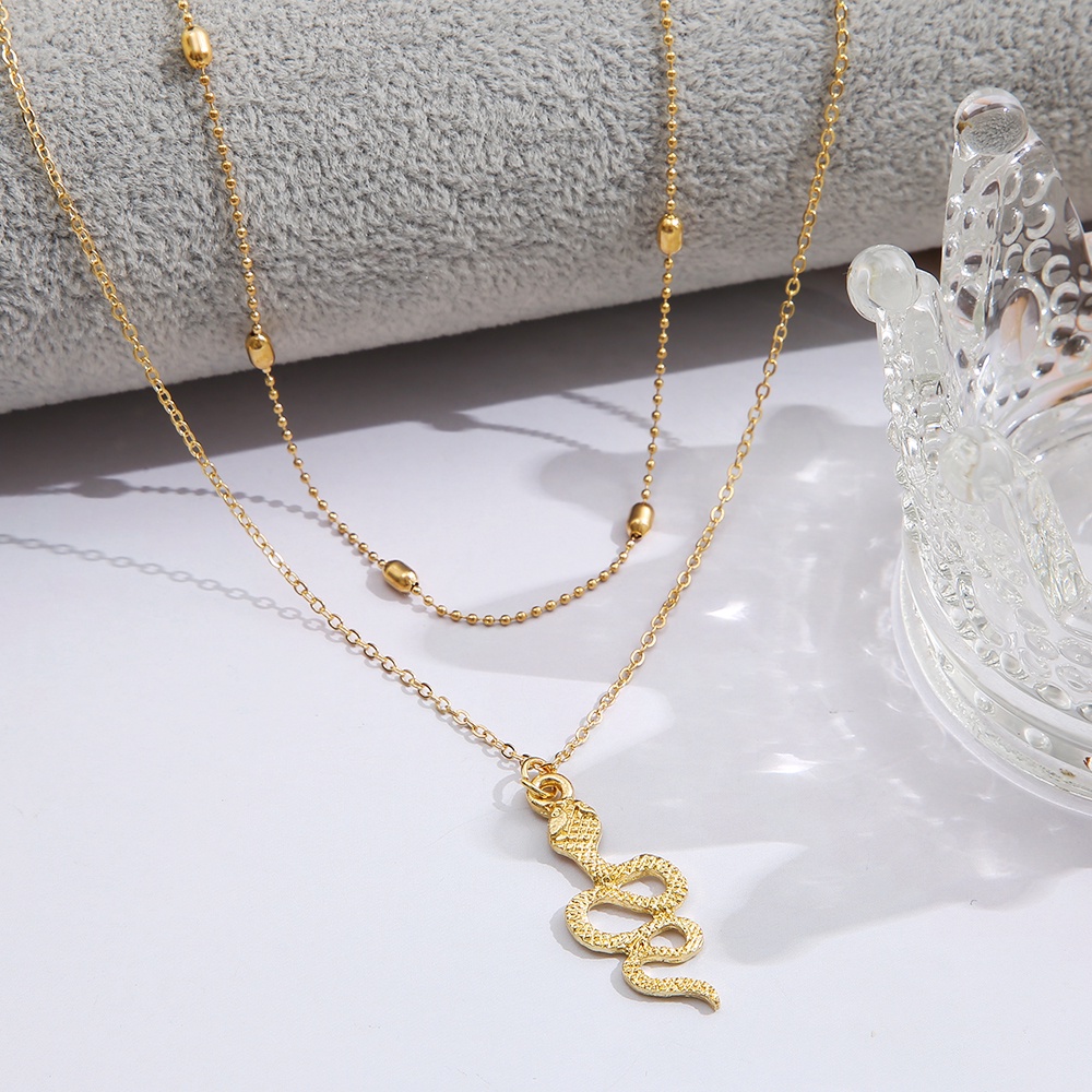 Lắc Chân Hai Lớp Hình Rắn Thời Trang Dành Cho Nữ