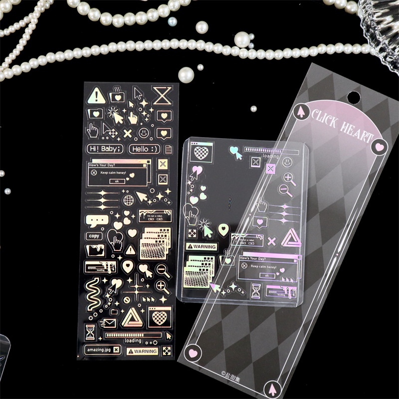 Miếng Dán Trang Trí Màu Bạc Ba Chiều