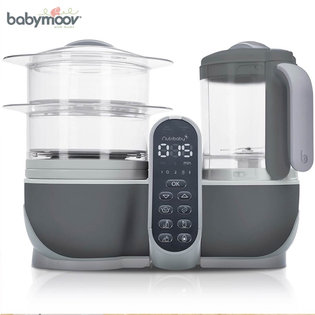 Máy tiệt trùng xay hấp đa năng Nutribaby Plus 5 in 1 Babymoov (BM14878)