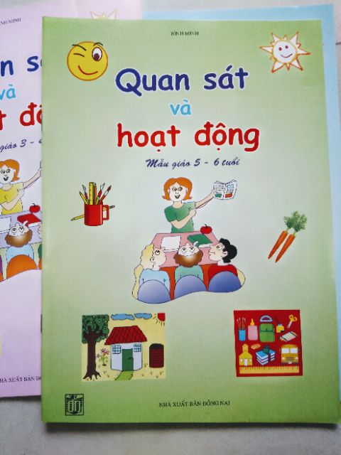 Sale quyển quan sát và hoạt động cho bé 3-6T