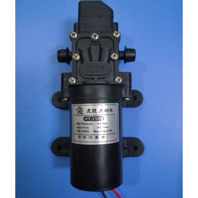 ✌bơm mini 12V rửa xe phun sương tăng áp máy giặt nóng lạnh free ship☀