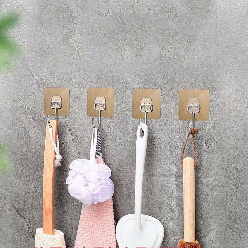 Epoch Set 5 / 10 Móc Treo Chìa Khóa Gắn Tường Bằng Thép Không Gỉ