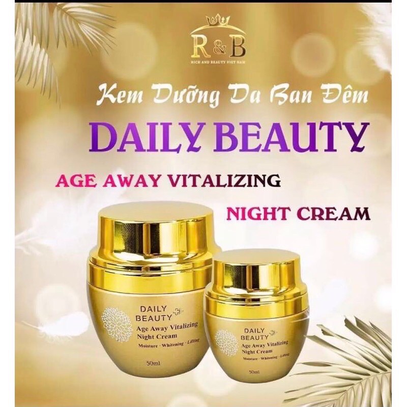 (BÁN SỈ) KEM DƯỠNG DA CAO CẤP BAN ĐÊM DAILY BEAUTY HÀN QUỐC