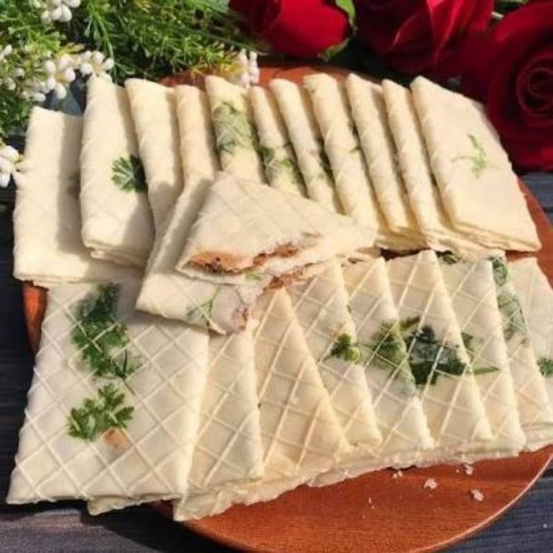 10 Bánh kẹp ngò nhân đậu phộng 200g
