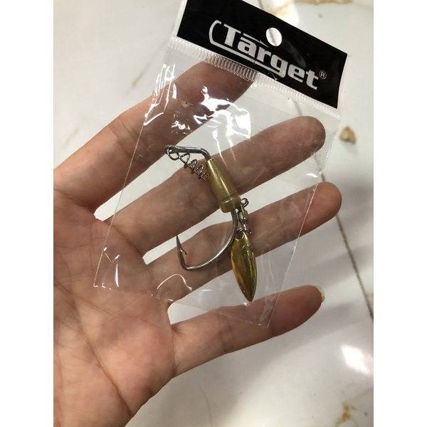 Lưỡi Câu Móc Mồi Mềm Cao Cấp Ar15 có thìa xoay câu cá lóc, chẽm