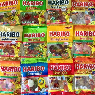 Kẹo Dẻo Haribo Đức Gói 80g-Đủ Loại Hình Gấu,Trái Cây,Hoa Quả,Cola,Sâu Ngộ Nghĩnh-Kẹo Dẻo Gumi Cho Bé