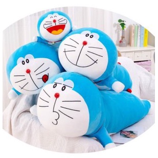 Gấu Bông Doremon Nằm Nhiều Biểu Cảm Cười, Chu Môi, Doraemon To Gối Ôm Cho Người Lớn, Trẻ Em Kiểu Dáng Cute