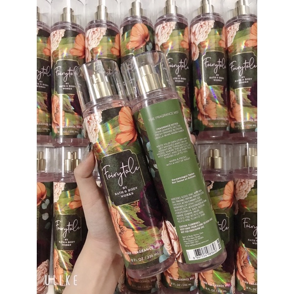 Body Mist xịt thơm toàn thân Fairytale Bath And Body Works Usa fullsize 236ML