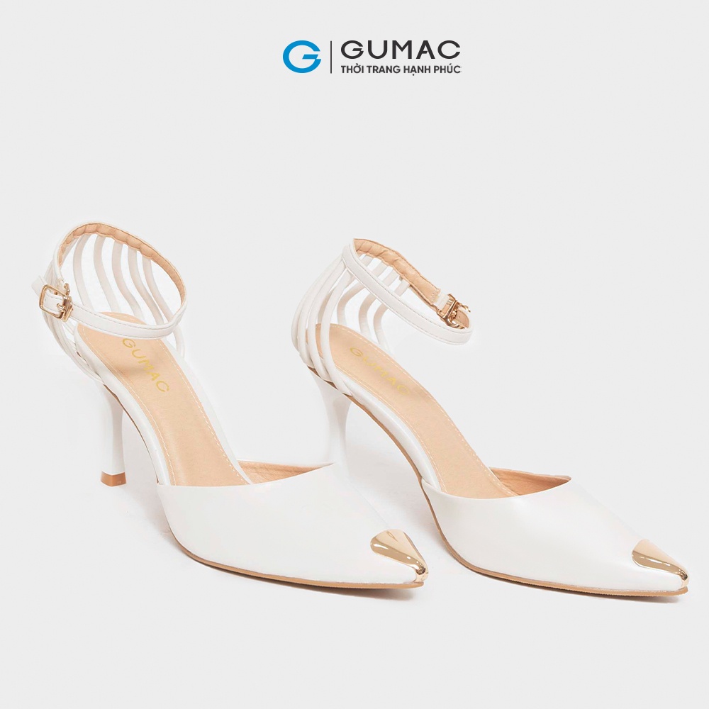 Giày cao gót phối mũi GD296 thời trang GUMAC