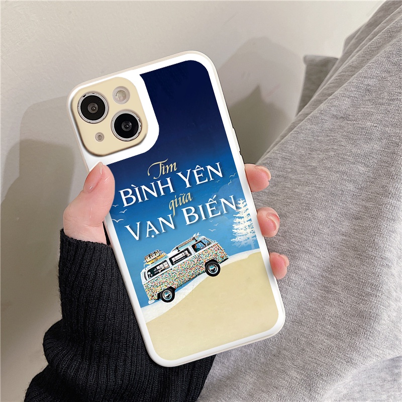 Ốp lưng iPhone viền * tâm không yên giữa đời bất biến cho ip 7 Plus/8Plus/XR/XS Max/11/X