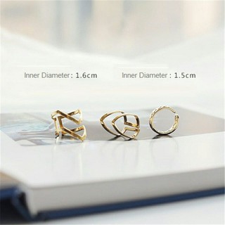 Bộ 3 chiếc nhẫn thời trang