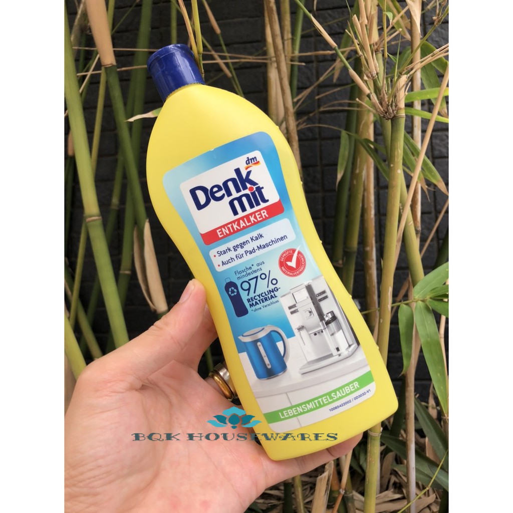 Dung dịch tẩy cặn Canxi cho ấm siêu tốc, máy pha Cafe... Denkmit 250ml
