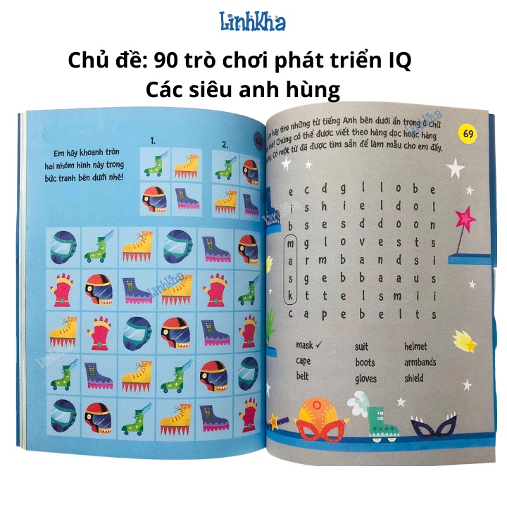 Sách - Trò Chơi Phát Triển Chỉ Số IQ Cho Bé 3-9 Tuổi - Đinh Tị