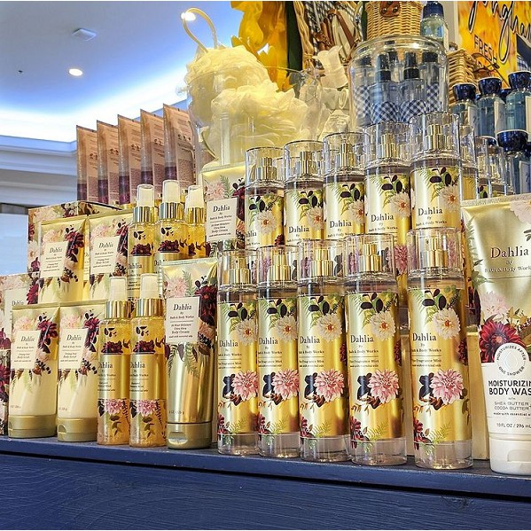 🤎 𝐁𝐨𝐝𝐲𝐦𝐢𝐬𝐭𝐯𝐧 - Xịt Thơm Toàn Thân Bath And Body Works Body Mist Dahlia 🤎