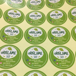 in tem nhãn 5 x 5cm - 100 tem giá  38.000...............................................................................