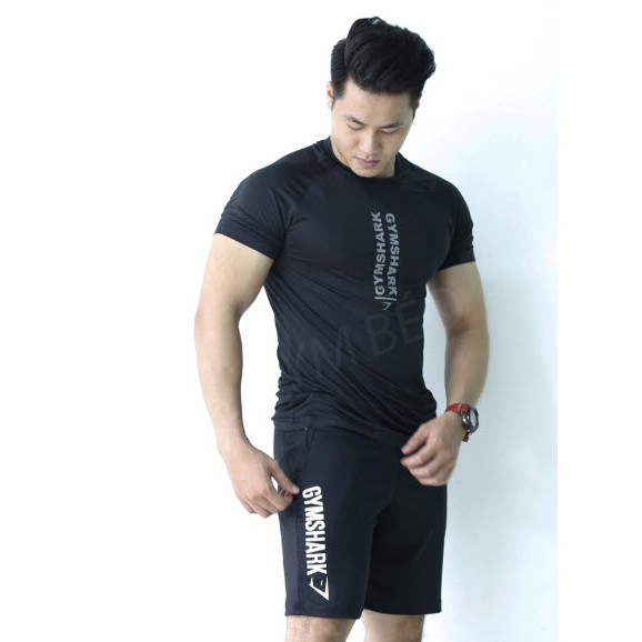 Áo thun cổ tròn Gym Shark 2 phong cách|Áo phong nam|Áo thể thao|Ur Sport