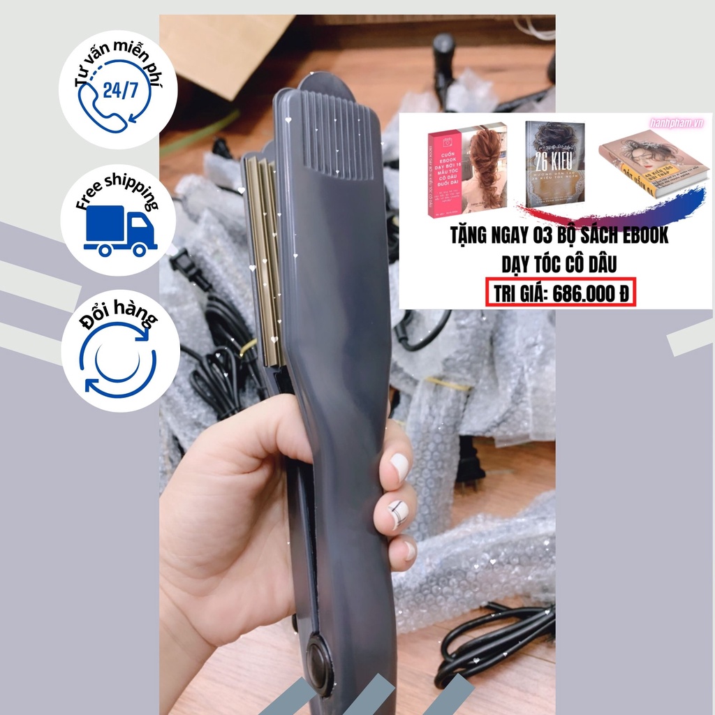 Máy dập phồng, dập mè, dập xốp chân tóc bản chuẩn Quốc tế