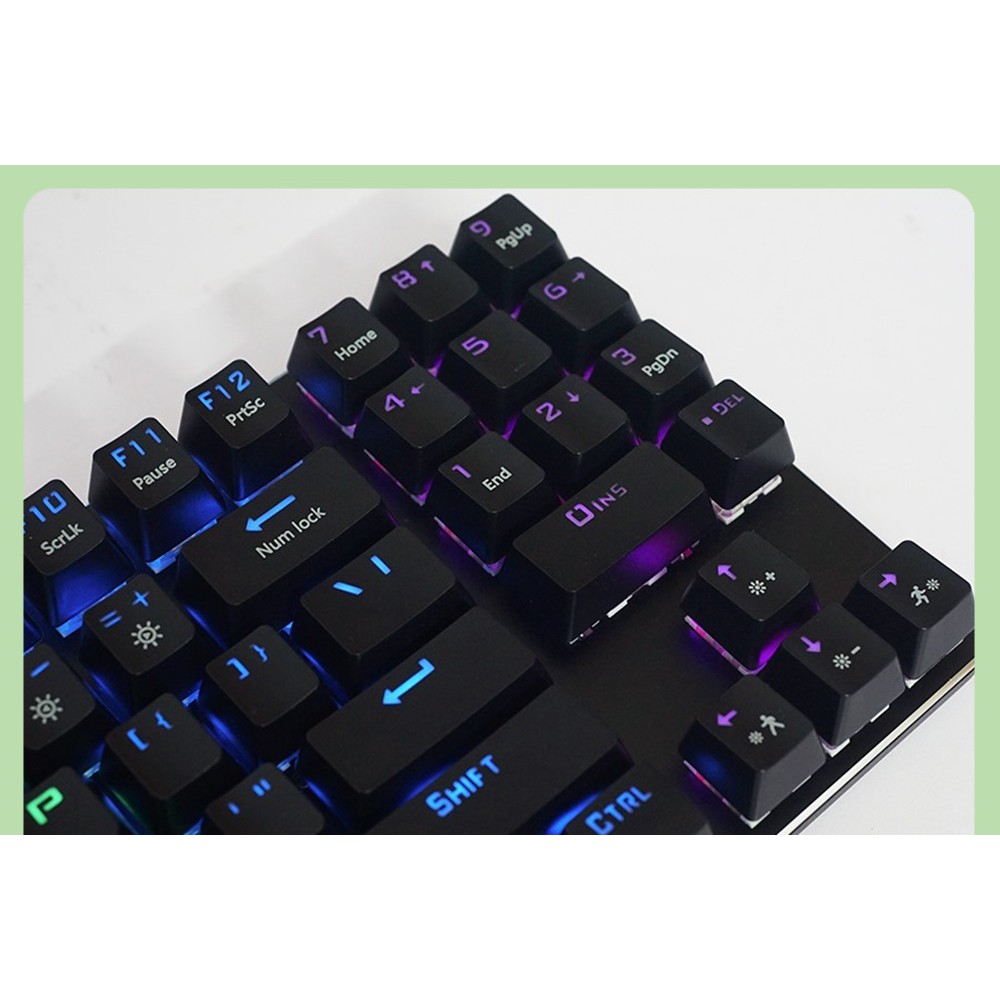 BÀN PHÍM CƠ ZERO METOO Z56 LED RAINBOW (TKL CÓ NUMBLOCK)