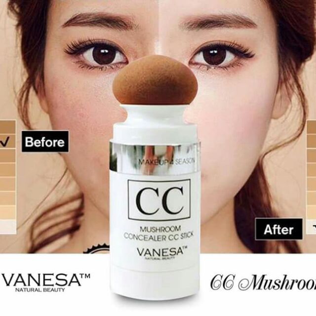 Kem nền che khuyết điểm CC Vanesa trắng sáng tự nhiên