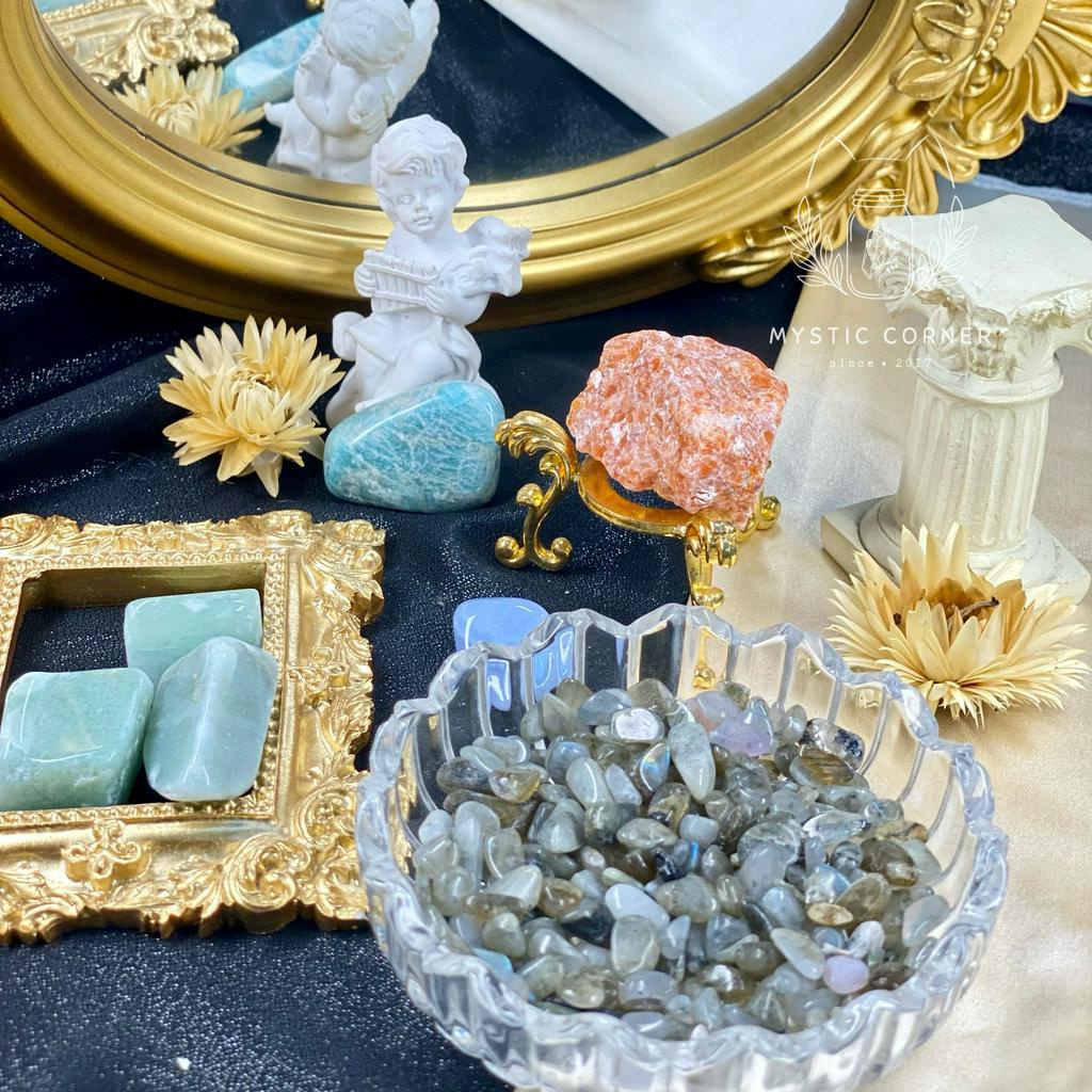 Set đá may mắn cho Bạch Dương, đá thạch anh, đá thanh tẩy bài Tarot, đá phong thuỷ