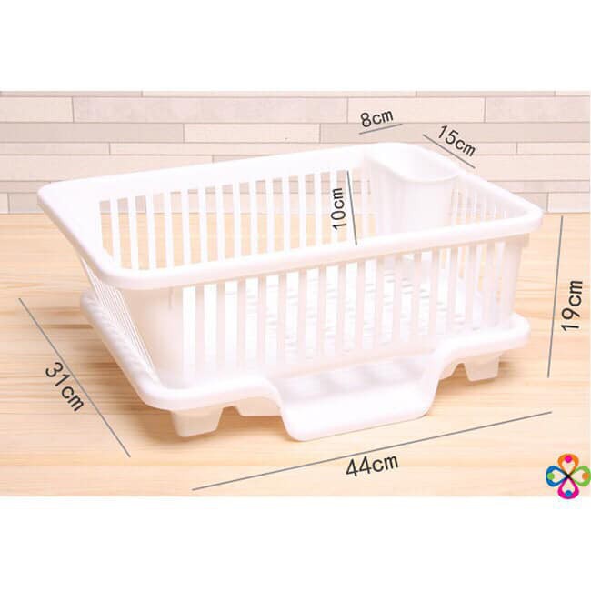 RỔ ÚP BÁT NHỰA CÓ KHAY HỨNG NƯỚC [Mishop] | BigBuy360 - bigbuy360.vn