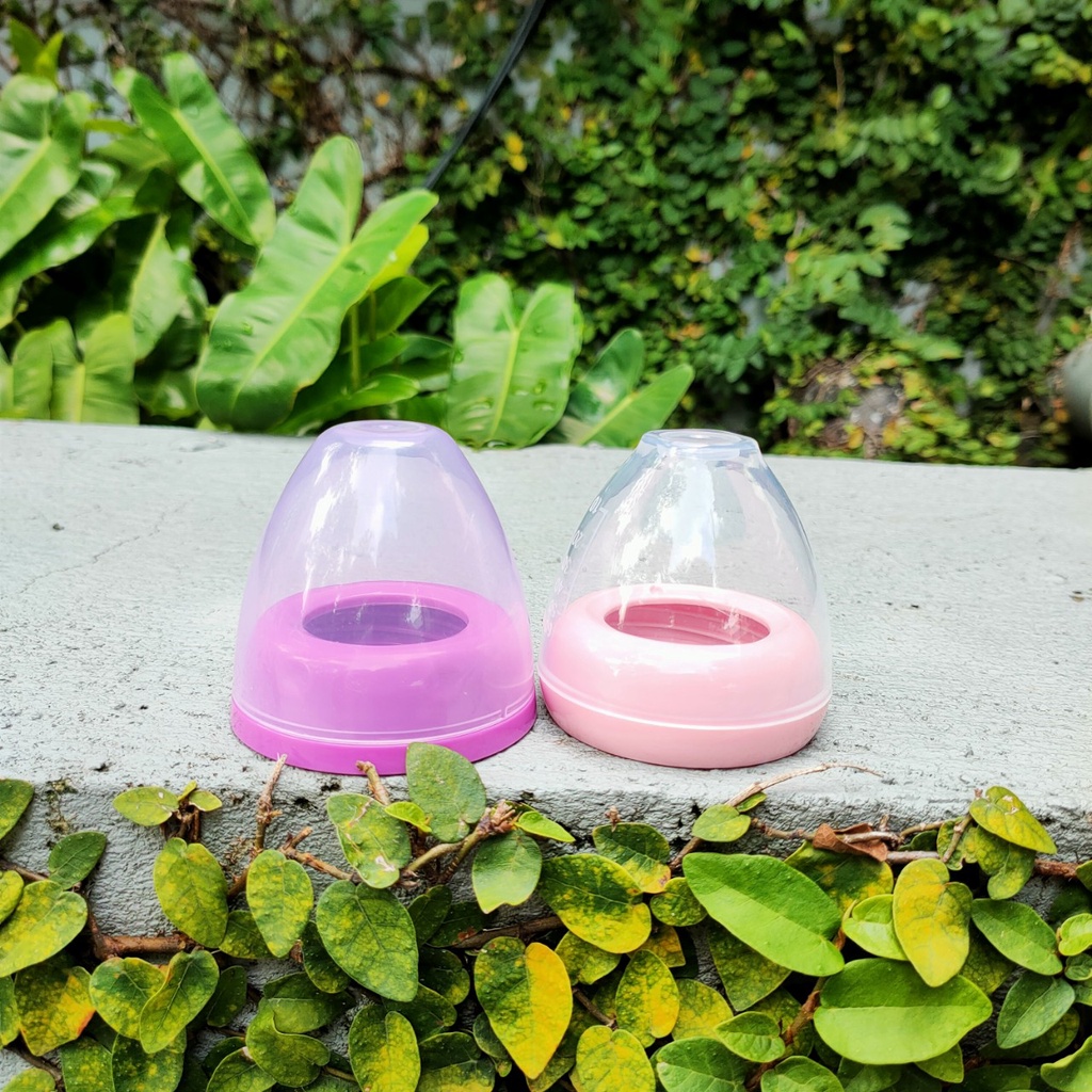 Bộ cổ nối và nắp đậy núm ti cho bình sữa cổ rộng avent, spectra BPA free