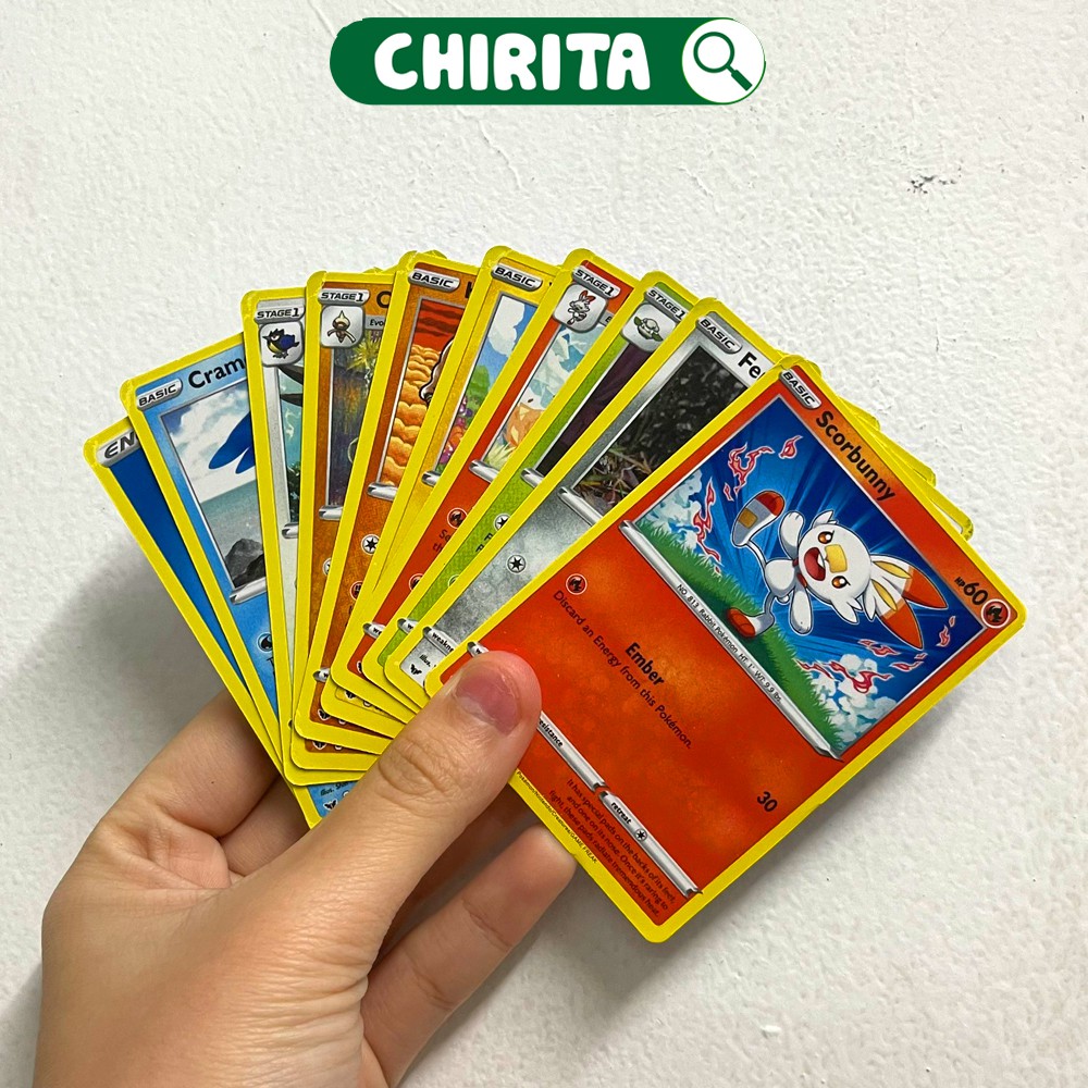 Bộ Bài Pokemon Hộp Sắt PK40 - 42 Thẻ Bài Giấy Cao Cấp - Đồ Chơi Trẻ Em CHIRITA