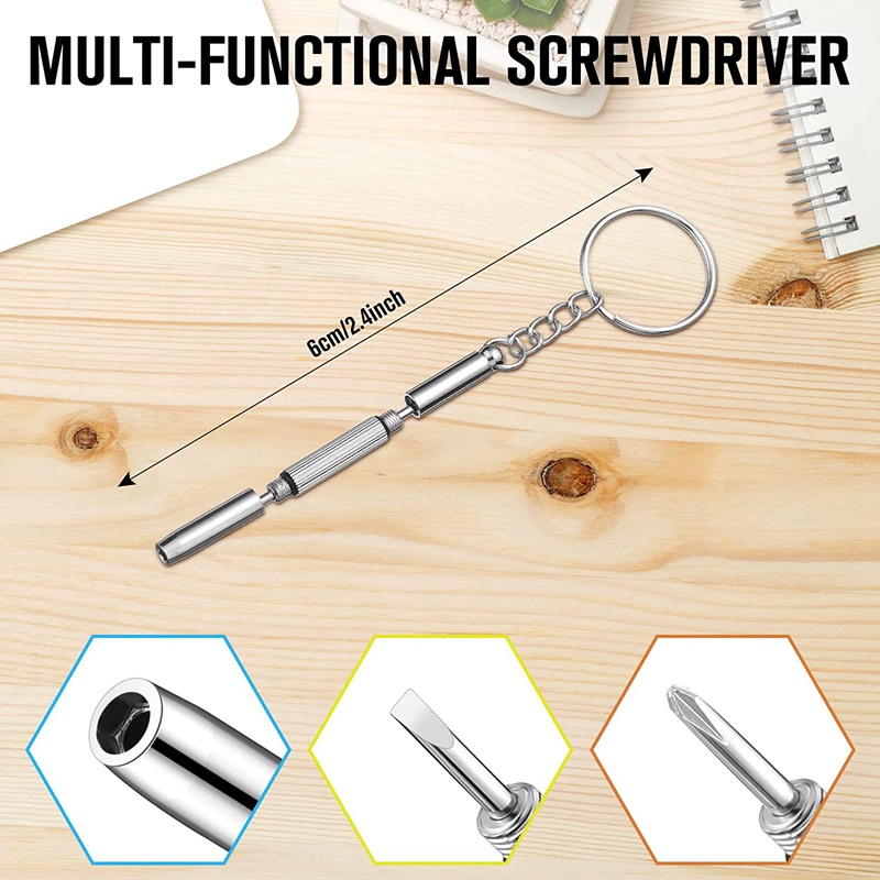 Bộ 13 Tua Vít 0.6-2.0 mm + 13 Lưỡi Thay Thế Cho Đồng Hồ Đeo Tay